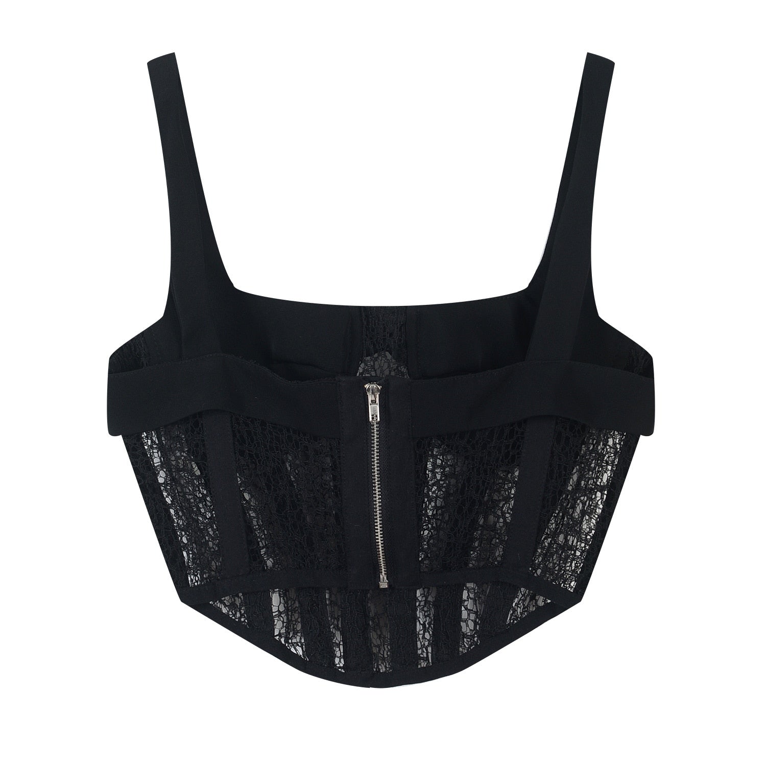 Lace corset crop top – MUSSECCO