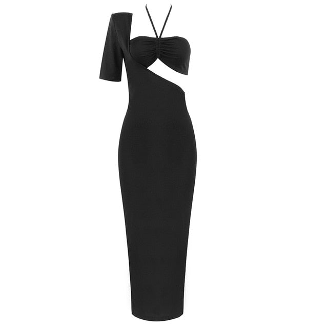 Halter bandeau maxi dress – MUSSECCO